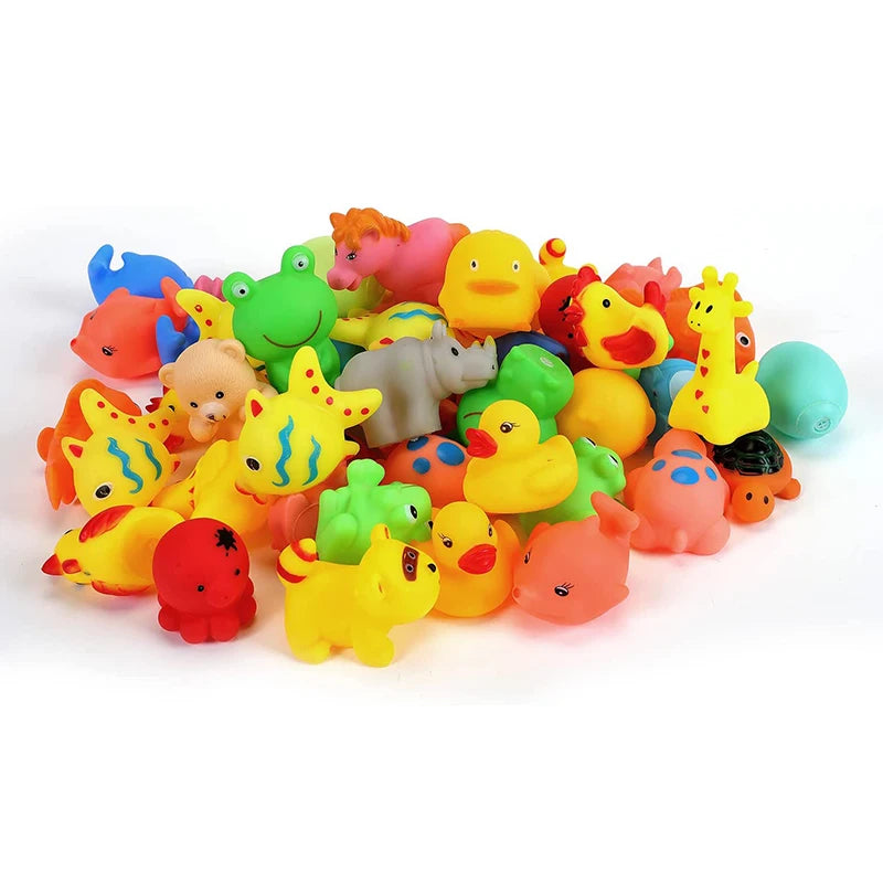 Brinquedos de Bichinhos de borracha para bebê, 10pcs por conjunto